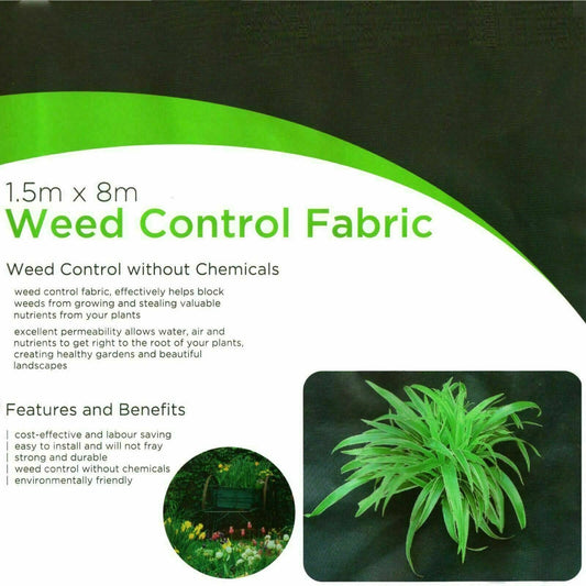 Weed Control Fabric Ground Cover Membrane Sheet Garden Landscape Mat Heavy Duty