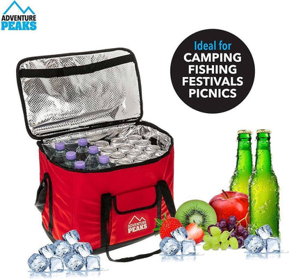 30L Cooling Cooler Cool Bag Box Picnic Camping Food Ice Drink Lunch Picnic Party