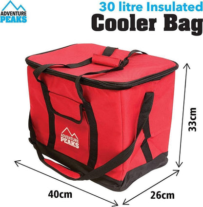 30L Cooling Cooler Cool Bag Box Picnic Camping Food Ice Drink Lunch Picnic Party