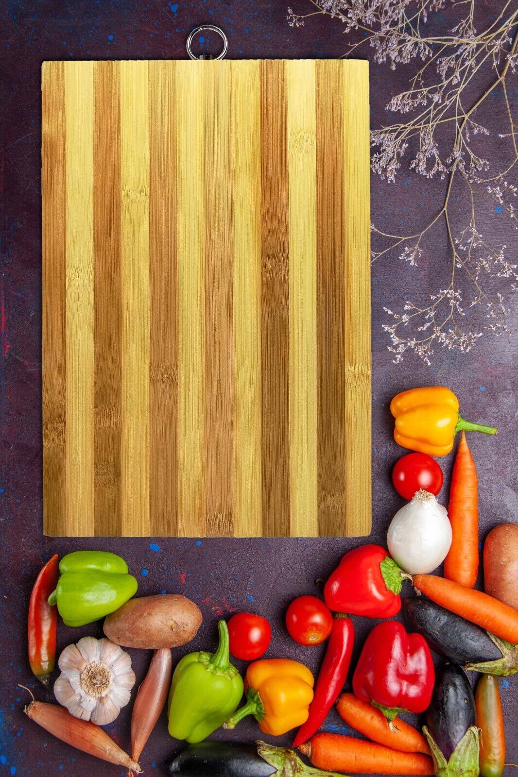 Large Bamboo Wooden Chopping Board Cutting Serving Kitchen Utensil Food Catering