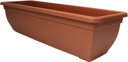 Plastic Pot Trough Plant Winchester Bel Garden Flower Patio Rectangle Planter UK