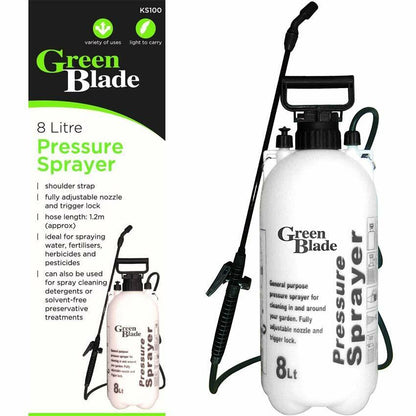 5 Liter & 8 litre Garden Pressure Weed Spray Bottle Hand Pump Water Plant Sprayer Portable