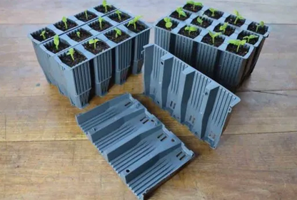 28 Durable Cells Deep Rootrainer Root Trainer Set Plug Plant Seed Long Life Tray