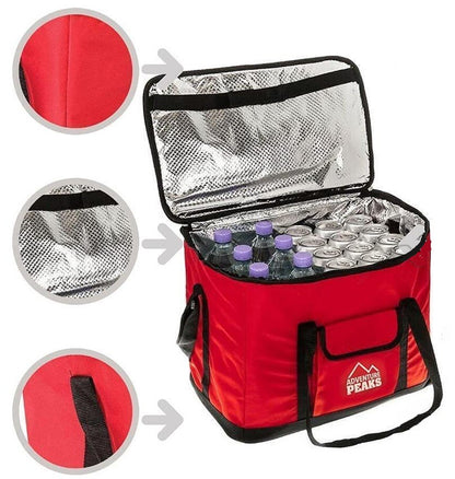 30L Cooling Cooler Cool Bag Box Picnic Camping Food Ice Drink Lunch Picnic Party