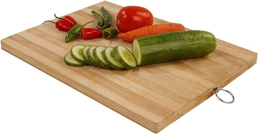 Large Bamboo Wooden Chopping Board Cutting Serving Kitchen Utensil Food Catering