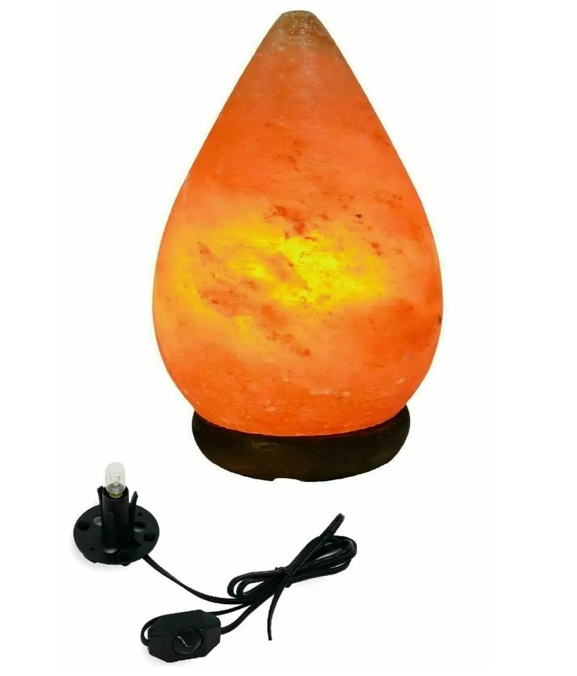 Natural Himalayan Salt Lamp 100% Authentic With Bulb & UK Plug, Pink Salt Lamps