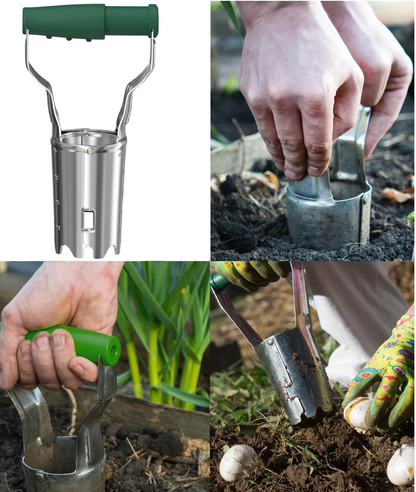 Garden Bulb Plant Planter Tool Seed Hole Maker Gardening Hand Tool Gardening New