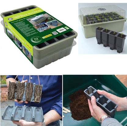 28 Durable Cells Deep Rootrainer Root Trainer Set Plug Plant Seed Long Life Tray