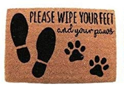 Large Welcome Door Entrance Mat Non Slip Absorbent Floor Doormat Indoor Outdoor