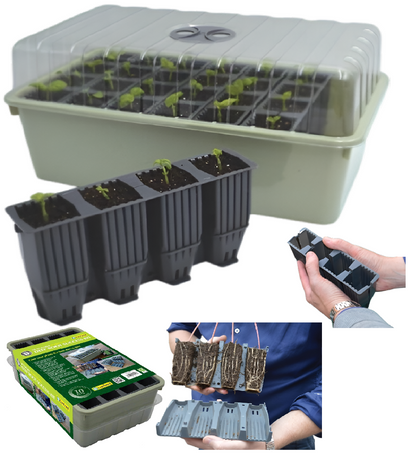 28 Durable Cells Deep Rootrainer Root Trainer Set Plug Plant Seed Long Life Tray