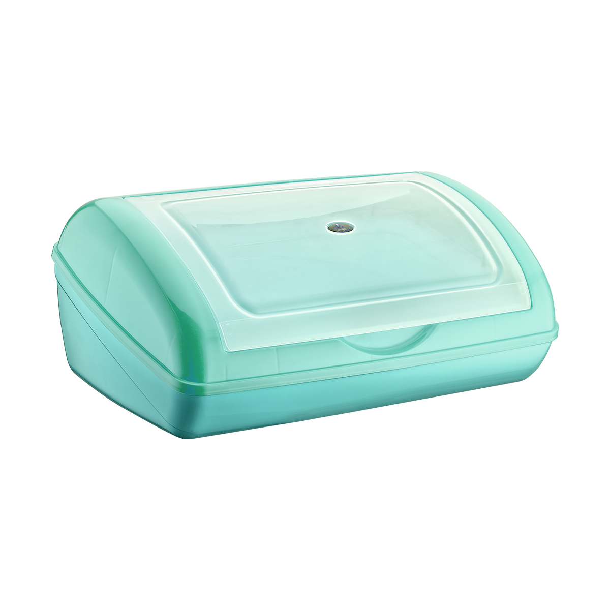 Plastic Multi-Colour Bread Bin Loaf Food Storage Kitchen Counter Top Lid Vintage