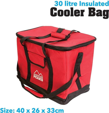 30L Cooling Cooler Cool Bag Box Picnic Camping Food Ice Drink Lunch Picnic Party